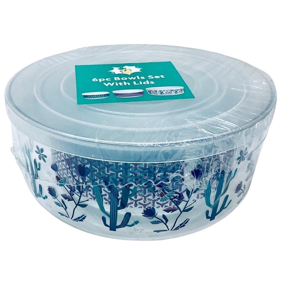 Set of Plastic Storage Bowls